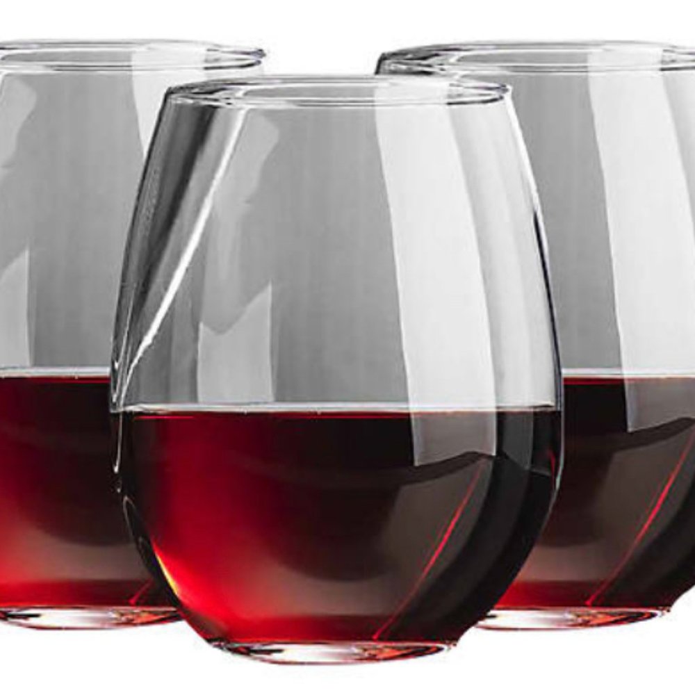 Infinity Set of 4 20 Ounce Stemless Wine Glasses